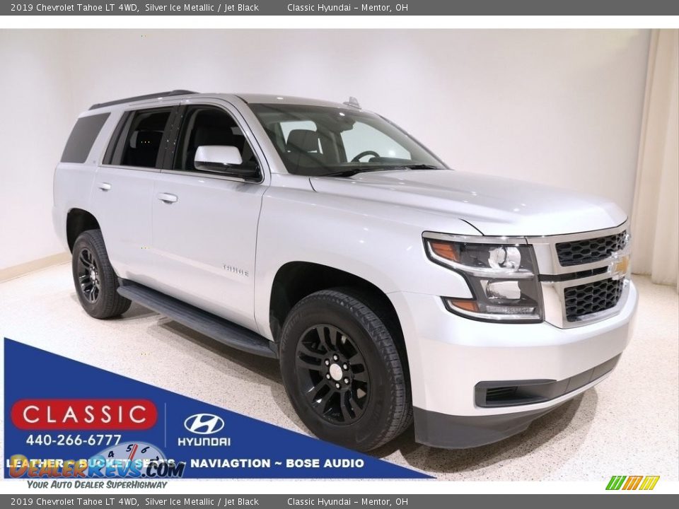 2019 Chevrolet Tahoe LT 4WD Silver Ice Metallic / Jet Black Photo #1