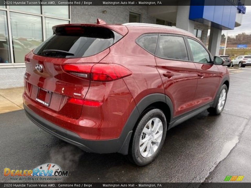 2020 Hyundai Tucson Value AWD Gemstone Red / Beige Photo #3