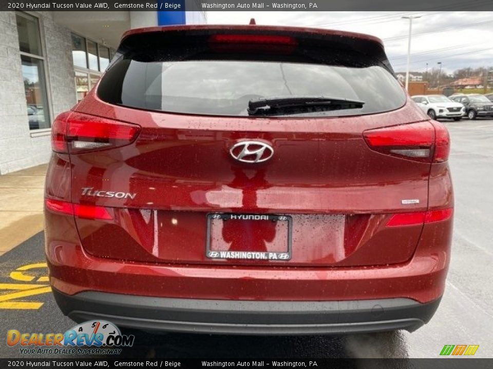 2020 Hyundai Tucson Value AWD Gemstone Red / Beige Photo #4