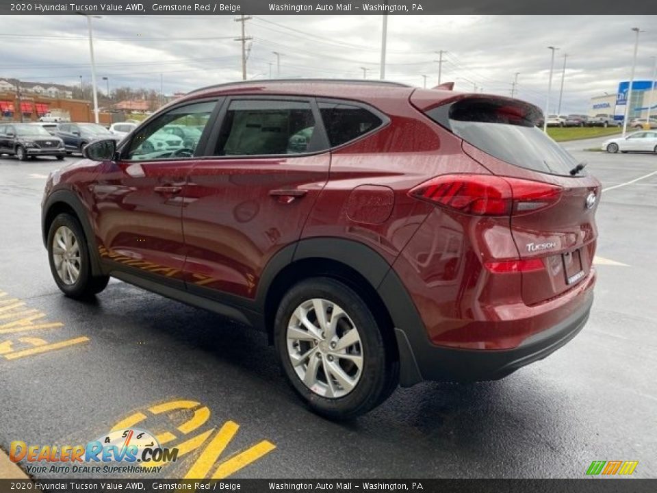 2020 Hyundai Tucson Value AWD Gemstone Red / Beige Photo #5