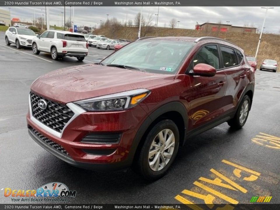 2020 Hyundai Tucson Value AWD Gemstone Red / Beige Photo #6