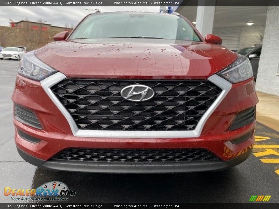 2020 Hyundai Tucson Value AWD Gemstone Red / Beige Photo #7
