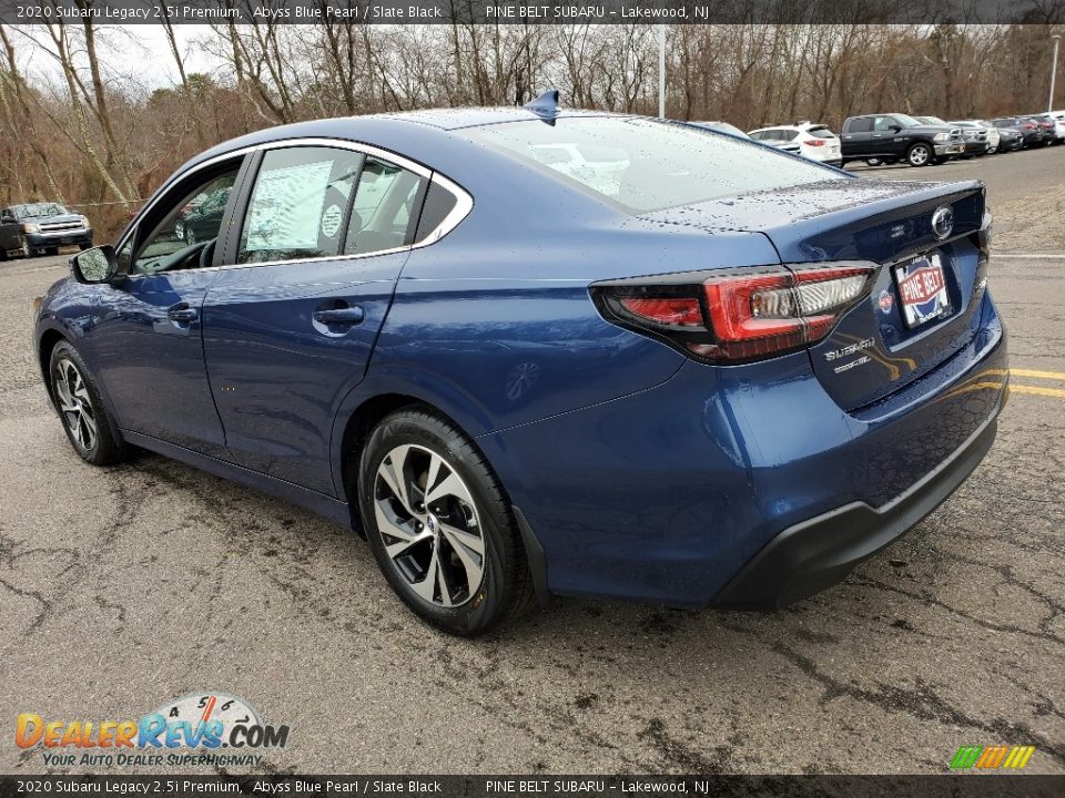 2020 Subaru Legacy 2.5i Premium Abyss Blue Pearl / Slate Black Photo #4