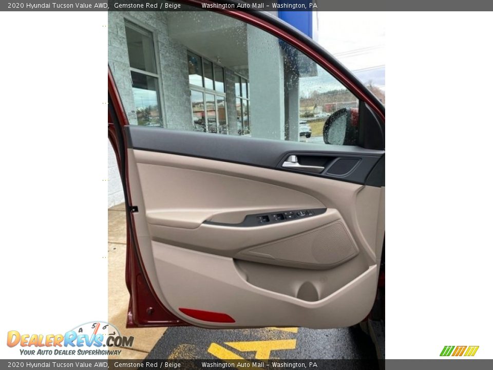 2020 Hyundai Tucson Value AWD Gemstone Red / Beige Photo #10