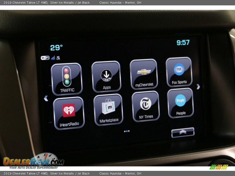 2019 Chevrolet Tahoe LT 4WD Silver Ice Metallic / Jet Black Photo #16