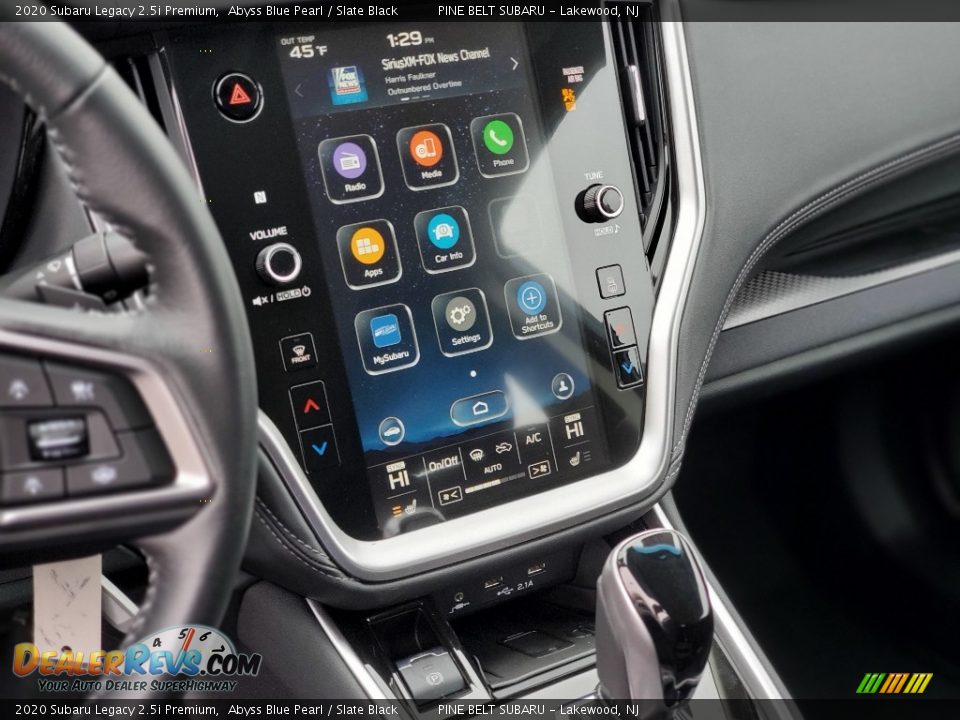 Controls of 2020 Subaru Legacy 2.5i Premium Photo #10