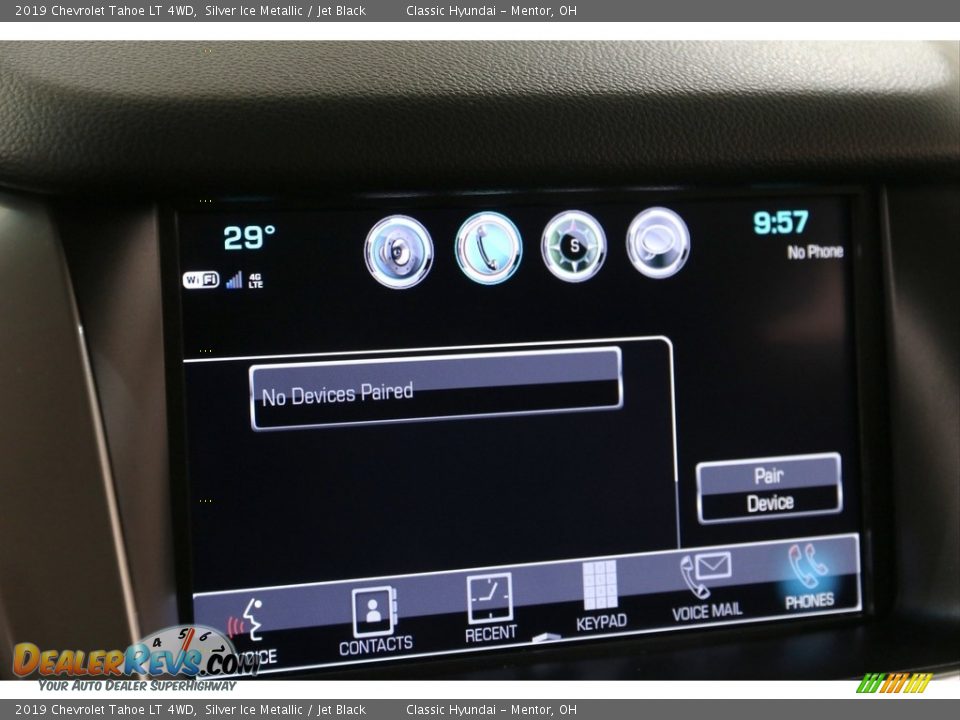 2019 Chevrolet Tahoe LT 4WD Silver Ice Metallic / Jet Black Photo #20