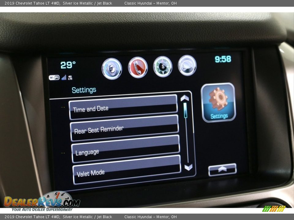 2019 Chevrolet Tahoe LT 4WD Silver Ice Metallic / Jet Black Photo #22