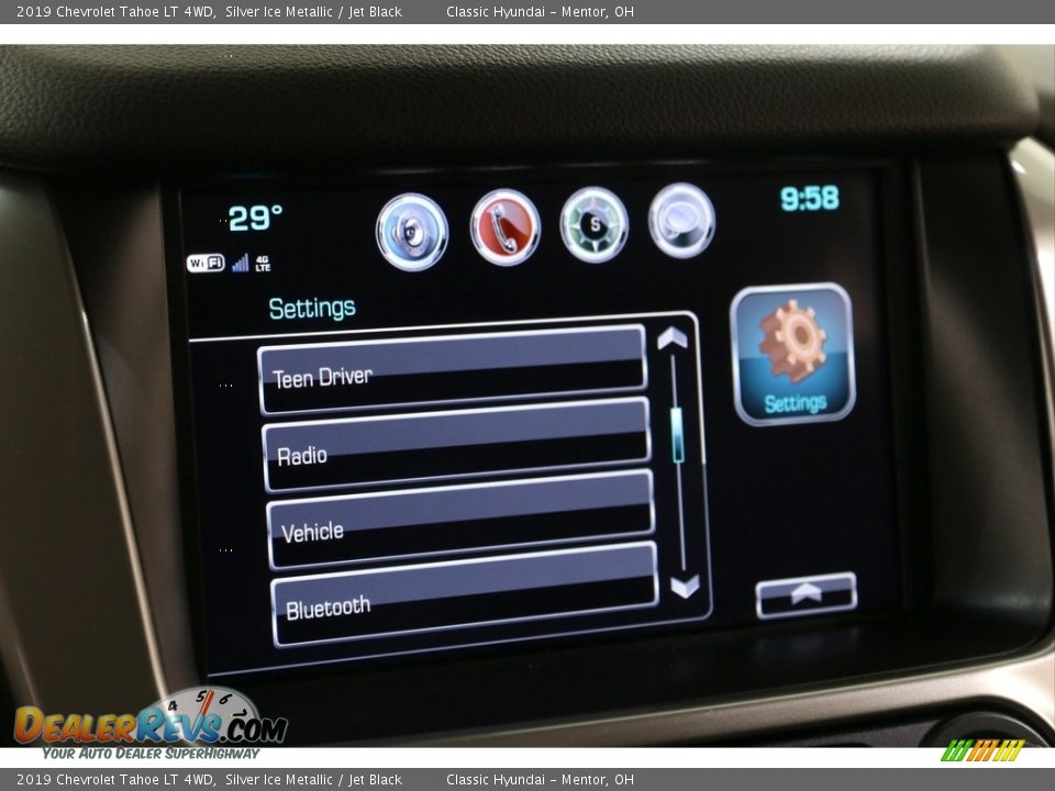 2019 Chevrolet Tahoe LT 4WD Silver Ice Metallic / Jet Black Photo #23