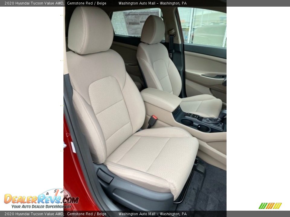 2020 Hyundai Tucson Value AWD Gemstone Red / Beige Photo #24