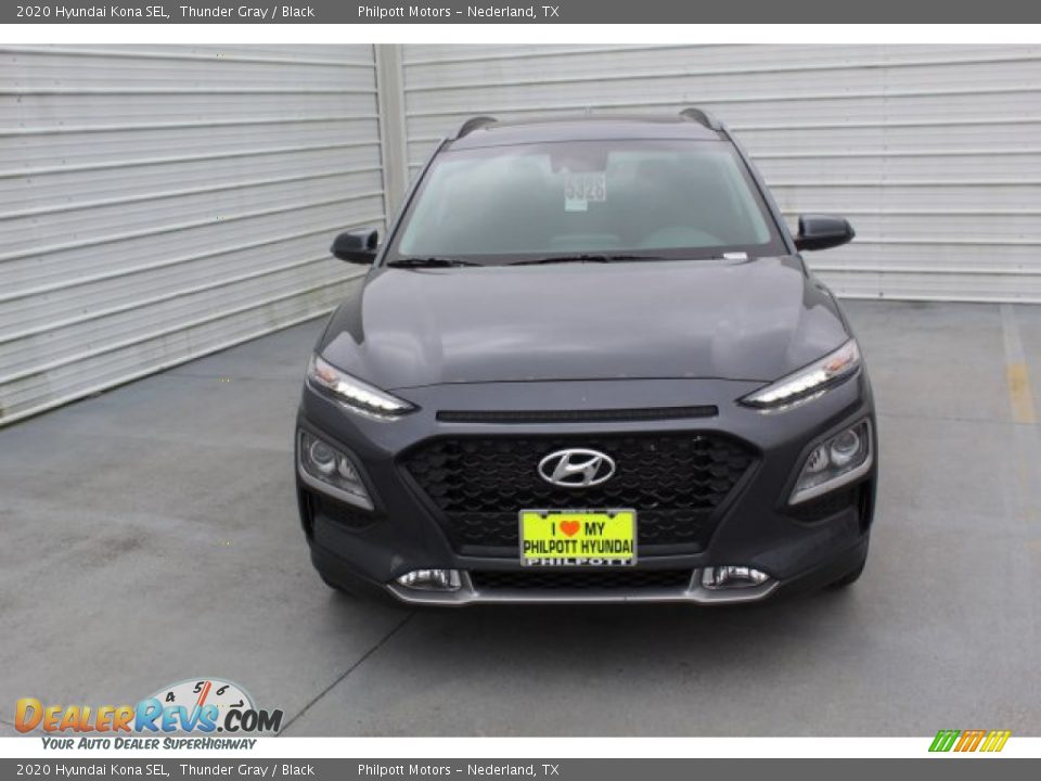 2020 Hyundai Kona SEL Thunder Gray / Black Photo #3
