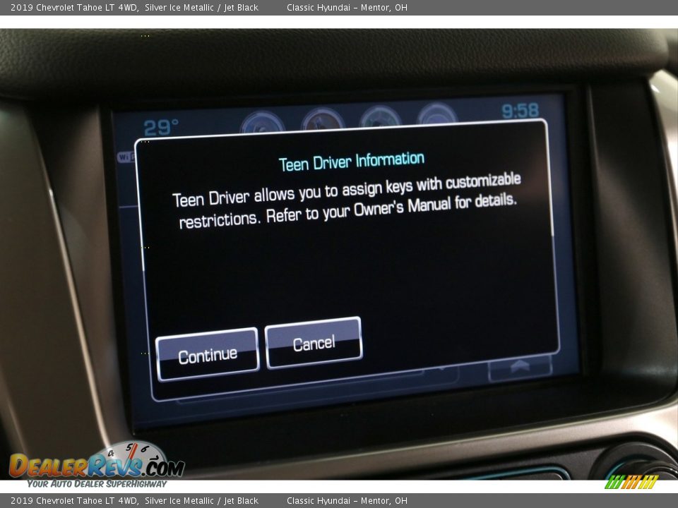 2019 Chevrolet Tahoe LT 4WD Silver Ice Metallic / Jet Black Photo #24