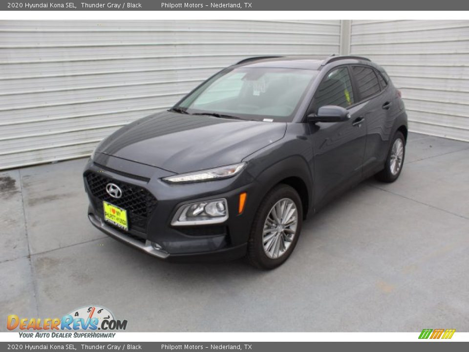 2020 Hyundai Kona SEL Thunder Gray / Black Photo #4