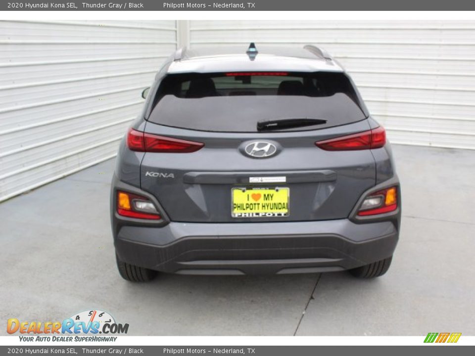 2020 Hyundai Kona SEL Thunder Gray / Black Photo #6