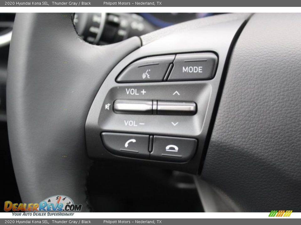 2020 Hyundai Kona SEL Thunder Gray / Black Photo #10