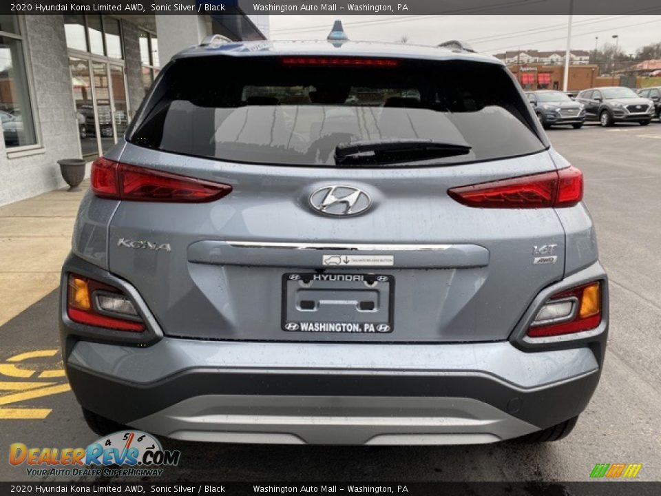 2020 Hyundai Kona Limited AWD Sonic Silver / Black Photo #4