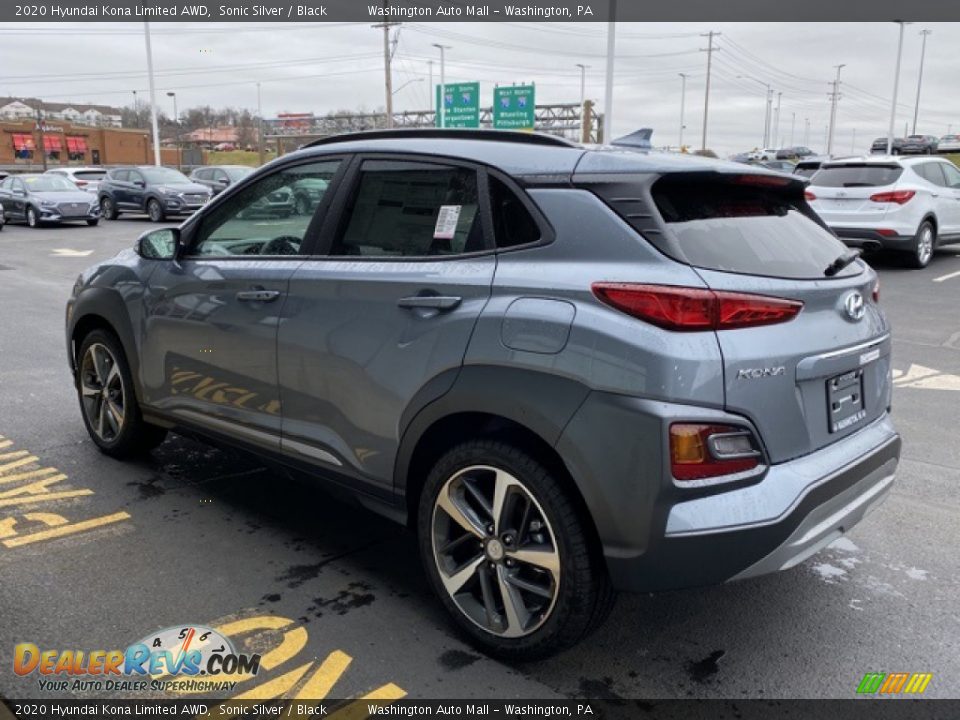 2020 Hyundai Kona Limited AWD Sonic Silver / Black Photo #5