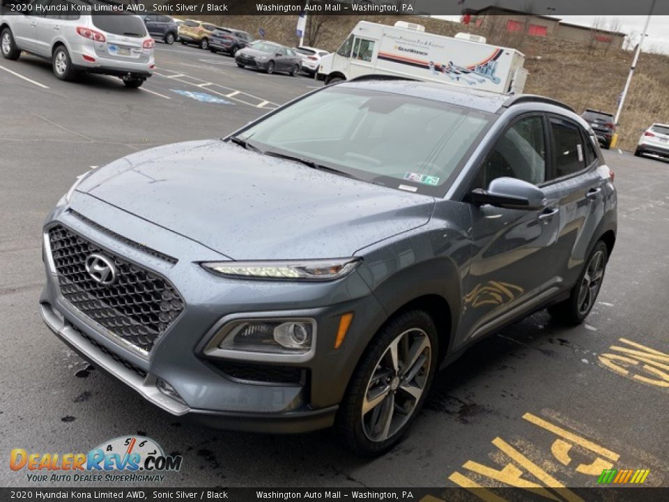 2020 Hyundai Kona Limited AWD Sonic Silver / Black Photo #6