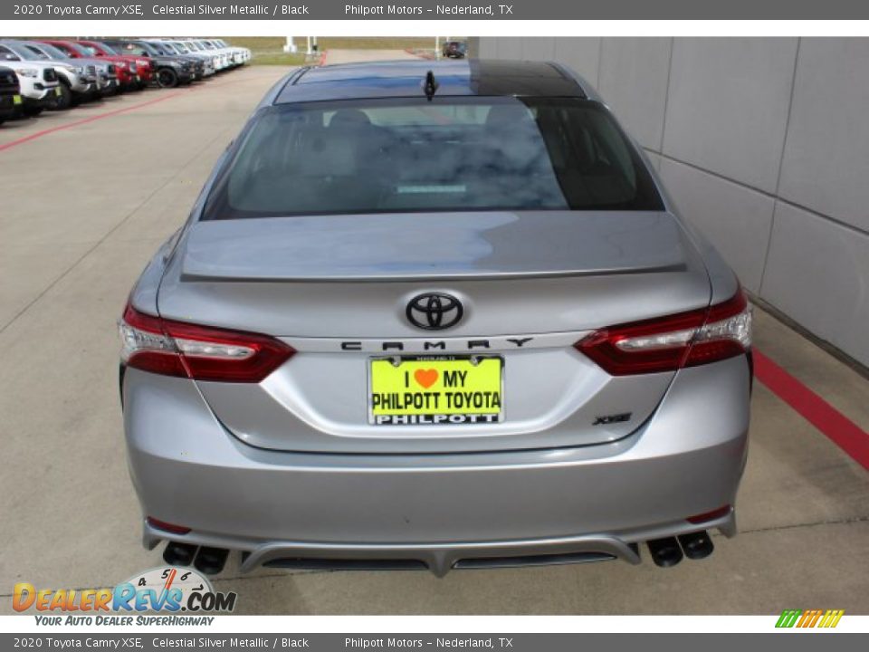 2020 Toyota Camry XSE Celestial Silver Metallic / Black Photo #7