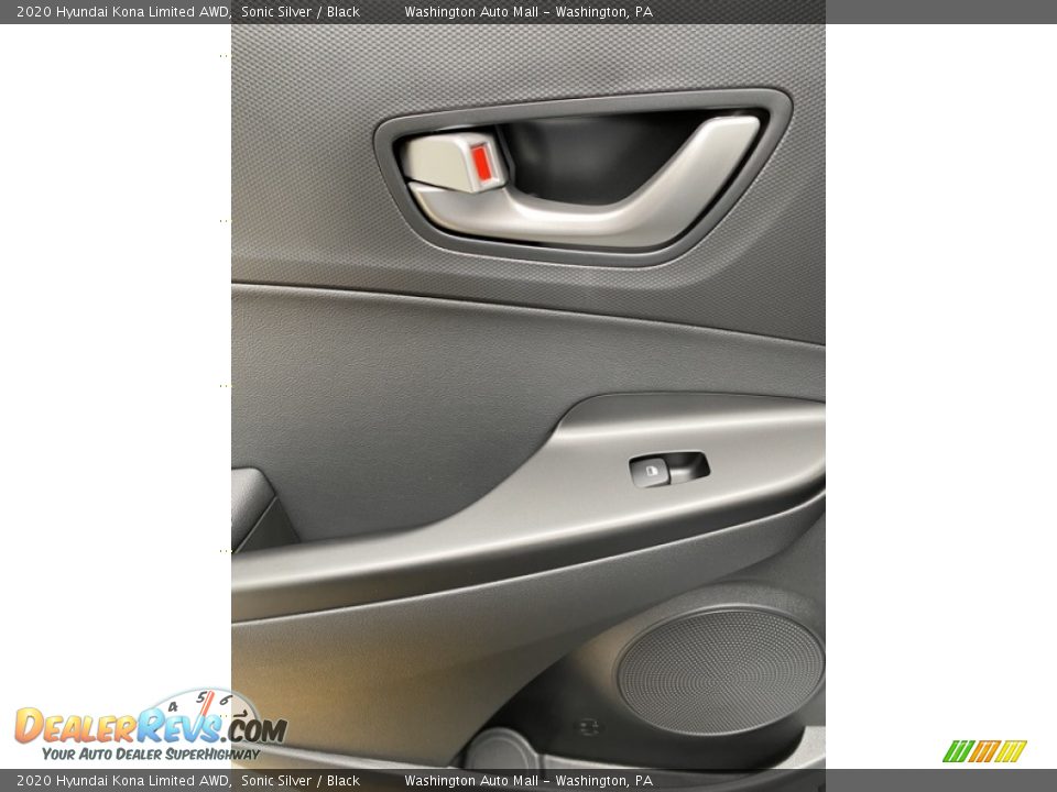 2020 Hyundai Kona Limited AWD Sonic Silver / Black Photo #17