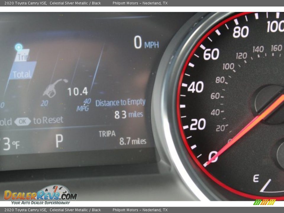 2020 Toyota Camry XSE Celestial Silver Metallic / Black Photo #14