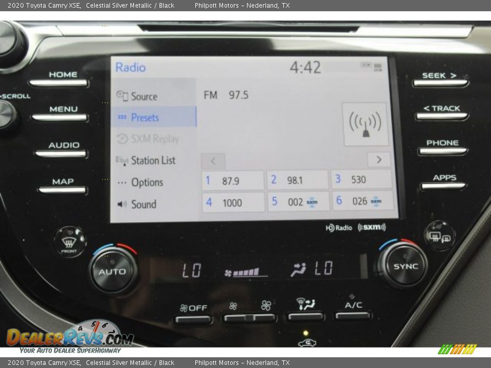 Controls of 2020 Toyota Camry XSE Photo #16