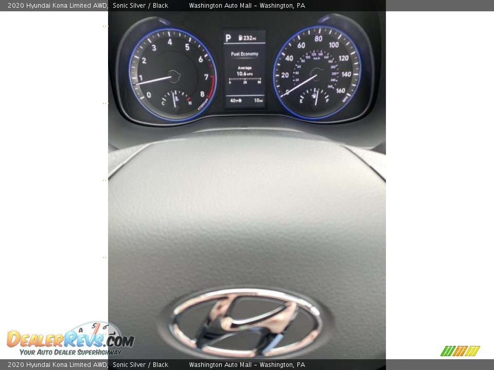 2020 Hyundai Kona Limited AWD Gauges Photo #28