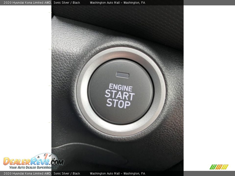 2020 Hyundai Kona Limited AWD Sonic Silver / Black Photo #33