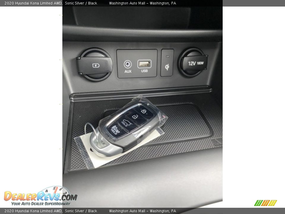2020 Hyundai Kona Limited AWD Sonic Silver / Black Photo #35