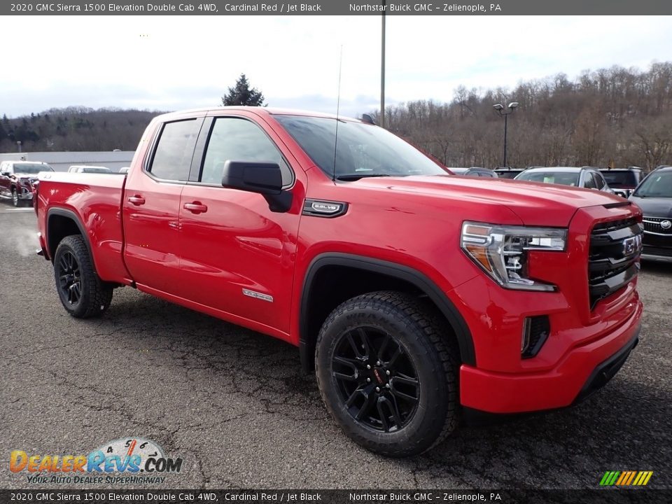 Front 3/4 View of 2020 GMC Sierra 1500 Elevation Double Cab 4WD Photo #3