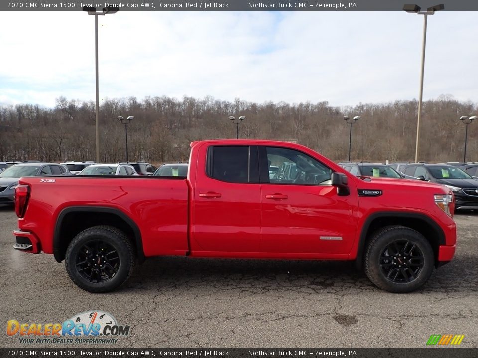 Cardinal Red 2020 GMC Sierra 1500 Elevation Double Cab 4WD Photo #4