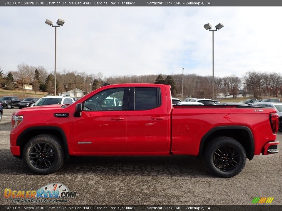Cardinal Red 2020 GMC Sierra 1500 Elevation Double Cab 4WD Photo #8