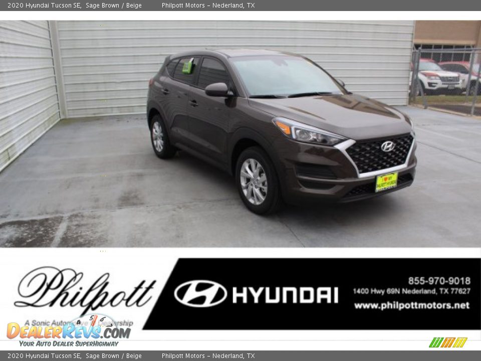 2020 Hyundai Tucson SE Sage Brown / Beige Photo #1