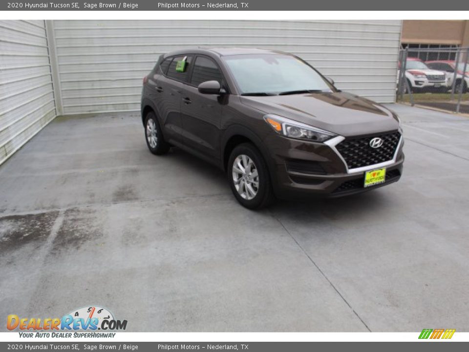 2020 Hyundai Tucson SE Sage Brown / Beige Photo #2
