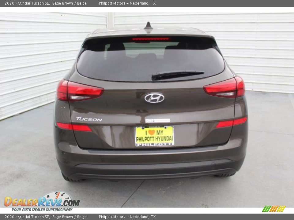 2020 Hyundai Tucson SE Sage Brown / Beige Photo #7