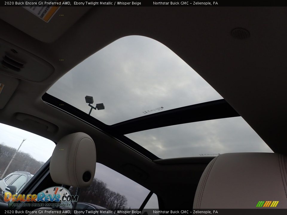 Sunroof of 2020 Buick Encore GX Preferred AWD Photo #12