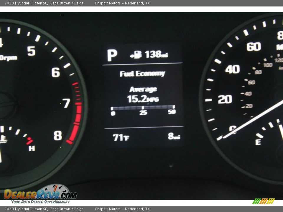 2020 Hyundai Tucson SE Sage Brown / Beige Photo #14