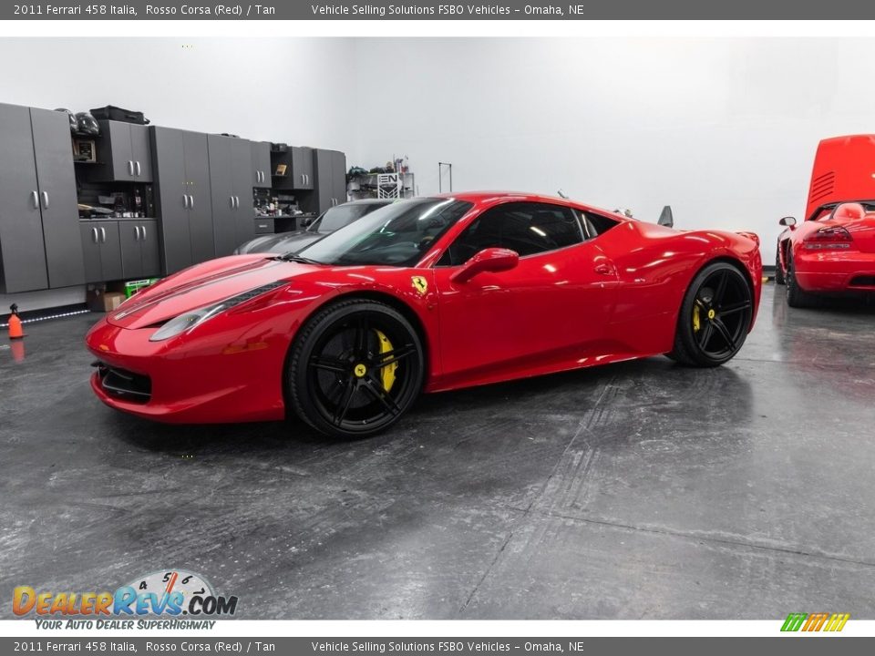 2011 Ferrari 458 Italia Rosso Corsa (Red) / Tan Photo #7