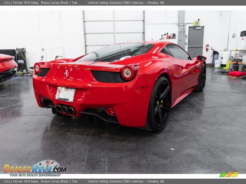 2011 Ferrari 458 Italia Rosso Corsa (Red) / Tan Photo #11