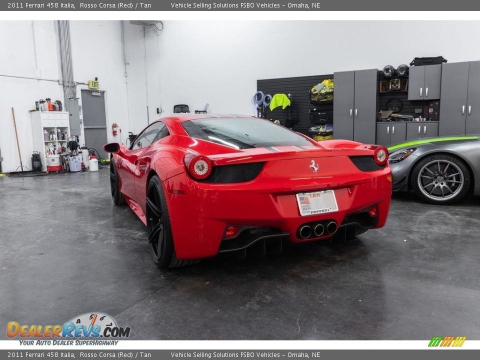 2011 Ferrari 458 Italia Rosso Corsa (Red) / Tan Photo #13