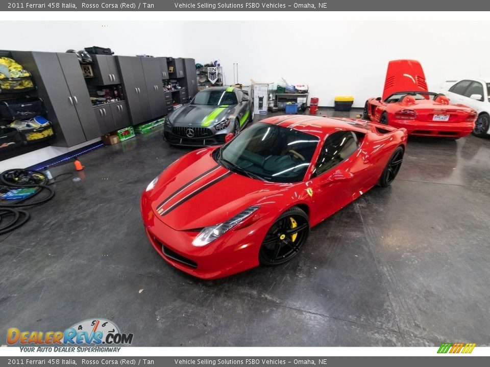 2011 Ferrari 458 Italia Rosso Corsa (Red) / Tan Photo #16