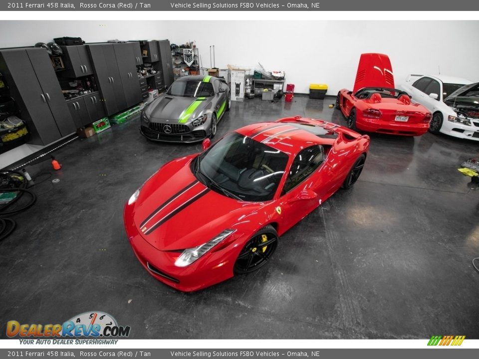 2011 Ferrari 458 Italia Rosso Corsa (Red) / Tan Photo #17