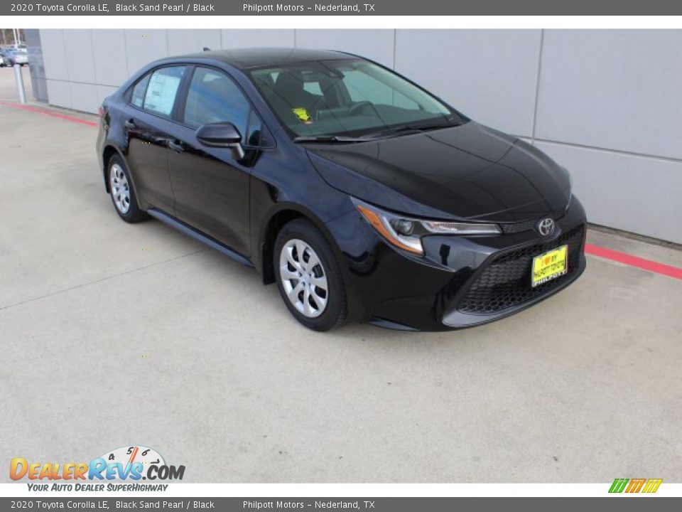 2020 Toyota Corolla LE Black Sand Pearl / Black Photo #2