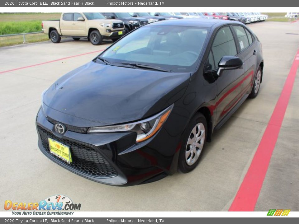 2020 Toyota Corolla LE Black Sand Pearl / Black Photo #4
