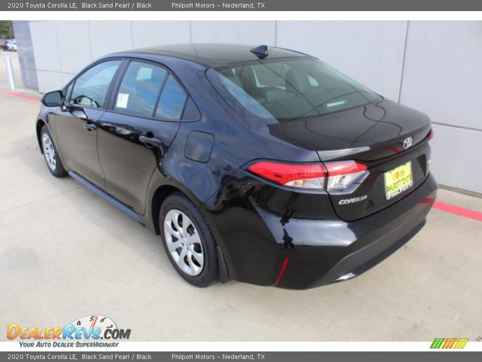 2020 Toyota Corolla LE Black Sand Pearl / Black Photo #6