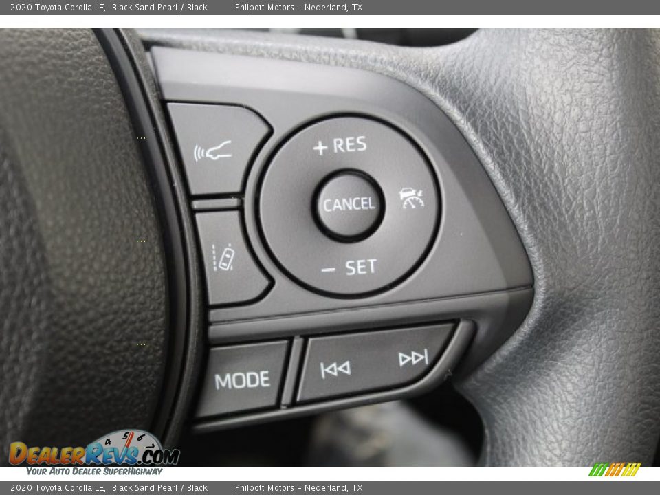 2020 Toyota Corolla LE Black Sand Pearl / Black Photo #12
