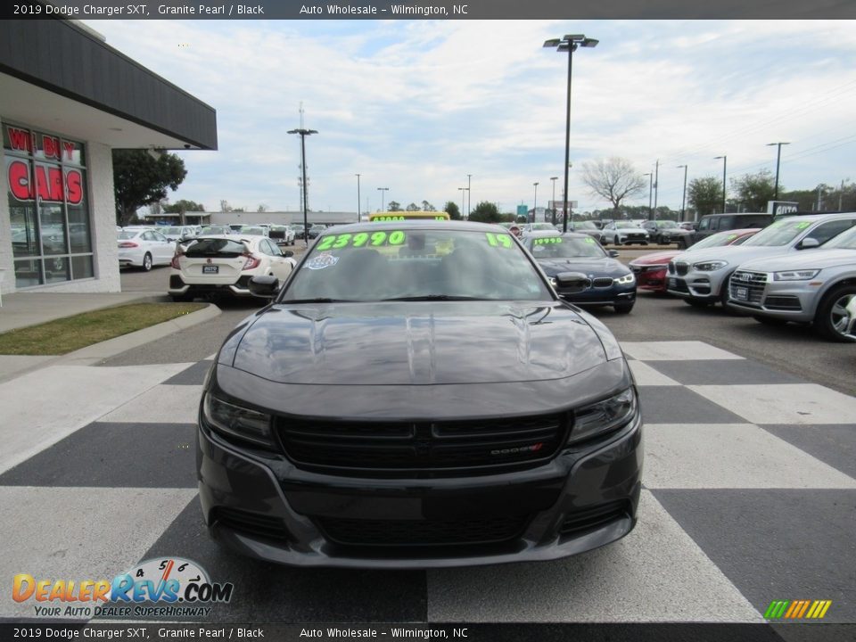 2019 Dodge Charger SXT Granite Pearl / Black Photo #2