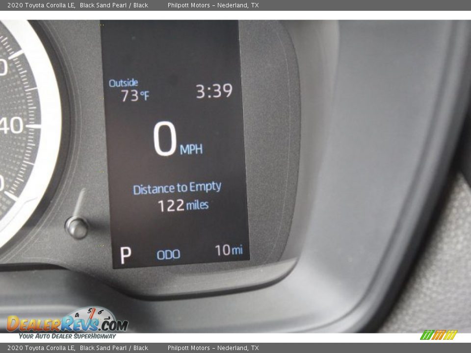 2020 Toyota Corolla LE Black Sand Pearl / Black Photo #14