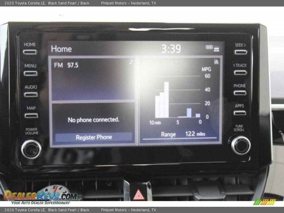 2020 Toyota Corolla LE Black Sand Pearl / Black Photo #15