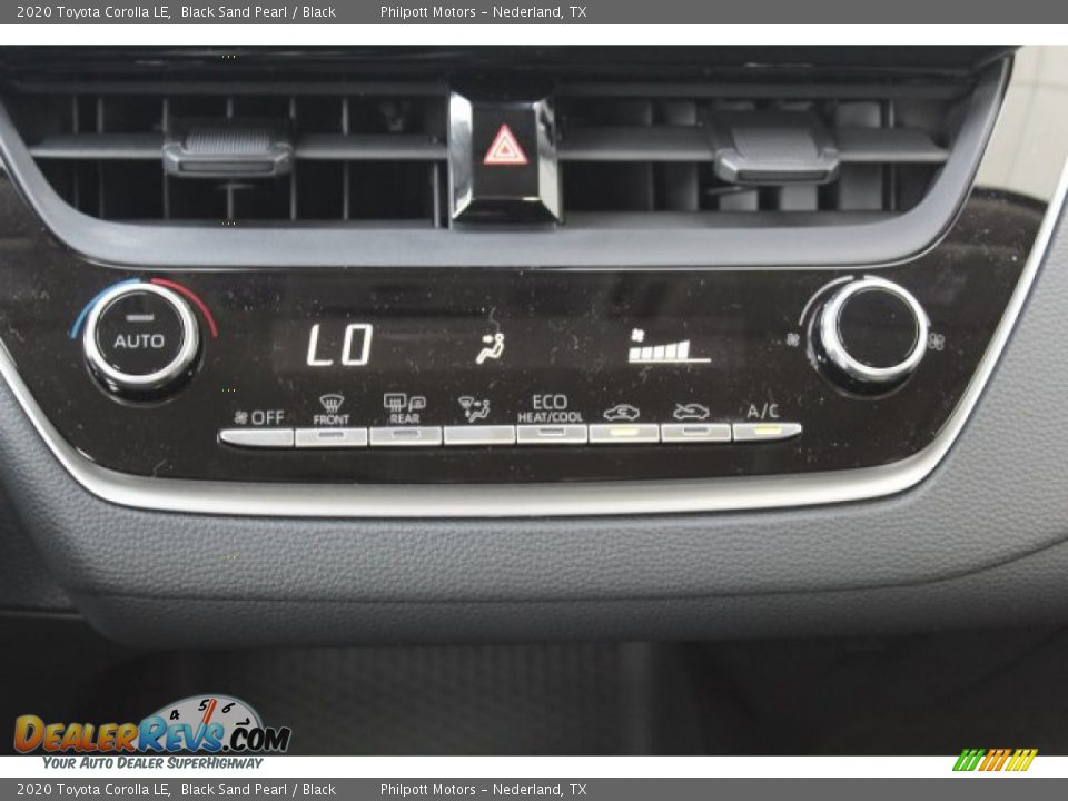 2020 Toyota Corolla LE Black Sand Pearl / Black Photo #16